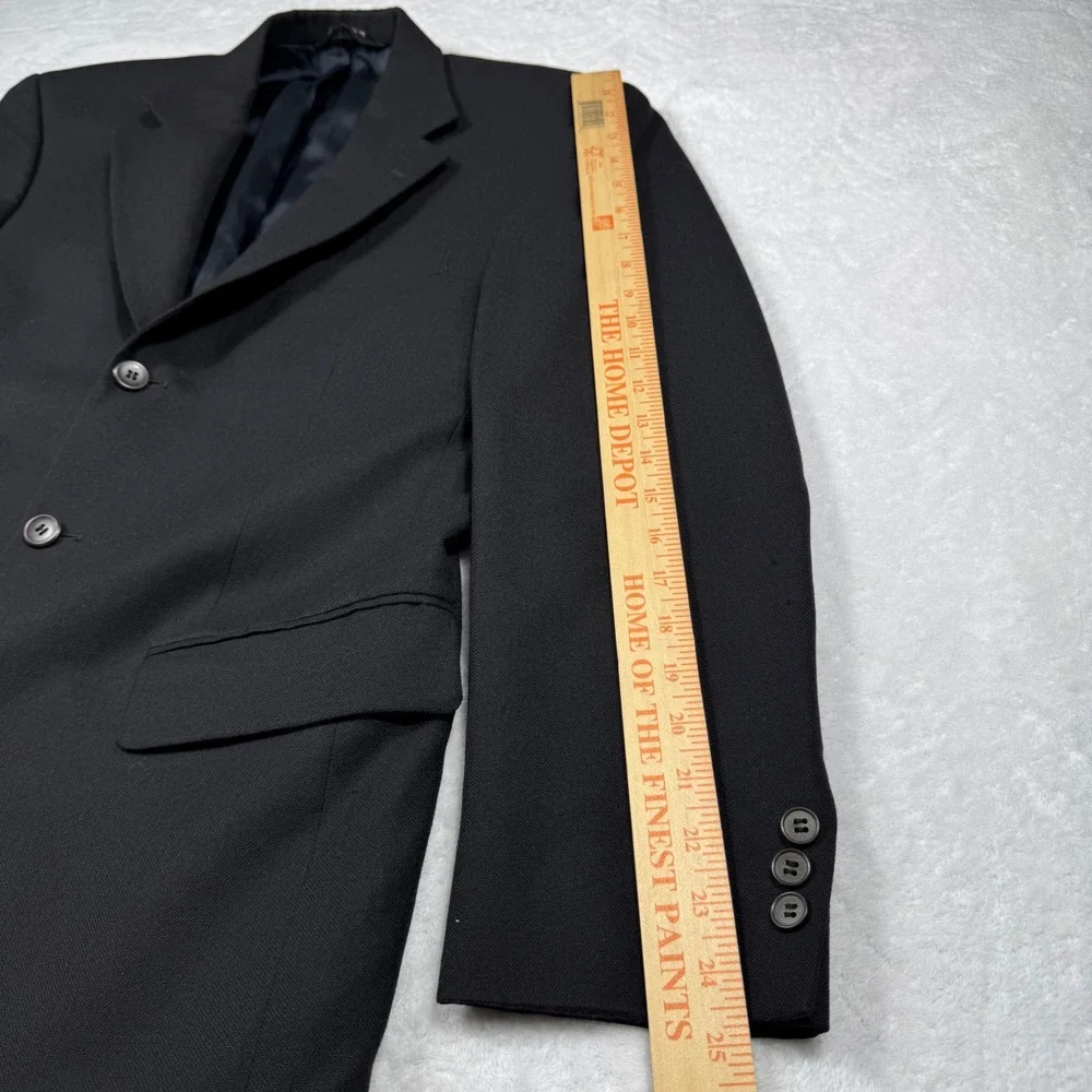 Jos A‎ Bank Signature Collection Blazer Men's 38R Black Wool Cashmere Sport Coat